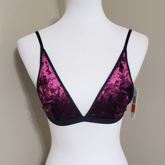 Sam Edelman Other - Burgundy velvet bralette